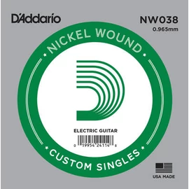 D'Addario NW038 különálló elektromos gitárhúr, nikkel, .038