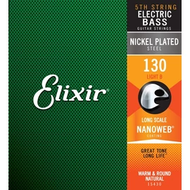 Elixir NanoWeb (15430) 5th .130 Medium B basszusgitár húr