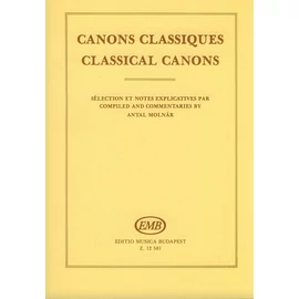 Molnár Antal, Agócsy László  - KLASSZIKUS KÁNONOK szöveg nélkül (Segédkönyv a szolfézs tanításához)