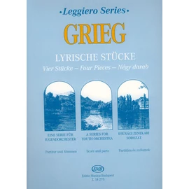 Grieg, Edvard, Papp Sándor  - Lyrische Stücke (Négy darab vonószenekarra)