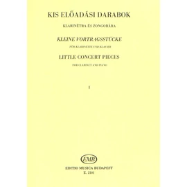 Berkes Kálmán id.  - KIS ELŐADASI DARABOK (klarinétra és zongorára)