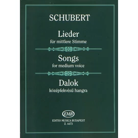 Schubert, Franz, Ádám Jenő  - Dalok középfekvésű hangra