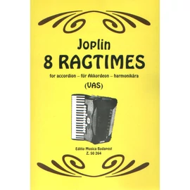 Joplin, Scott, Vas Gábor  - 8 Ragtimes (harmonikára)