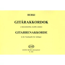 Berki Géza - Gitárakkordok a tánczenekarban, kezdők számára
