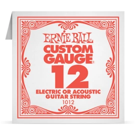 Ernie Ball Single Plain Steel 012