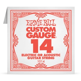 Ernie Ball Single Plain Steel 014