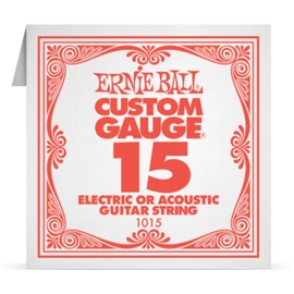 Ernie Ball Single Plain Steel 015