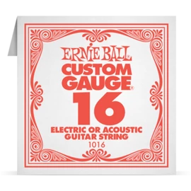Ernie Ball Single Plain Steel 016