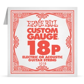 Ernie Ball Single Plain Steel 018
