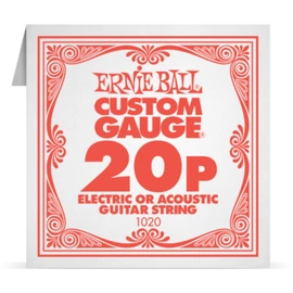 Ernie Ball Single Plain Steel 020