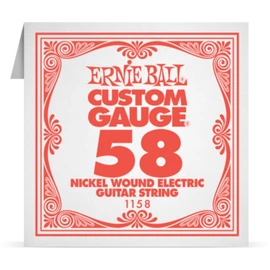 Ernie Ball Single Nickel Wound .058