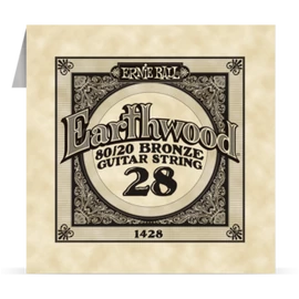 Ernie Ball Bronze Single 028