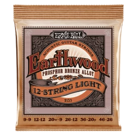 Ernie Ball Earthwood Phosphor Bronze 12 String Light 9-46