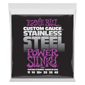 Ernie Ball Stainless Steel Power Slinky 11-48
