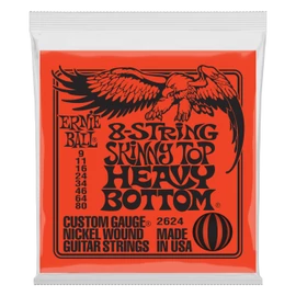 Ernie Ball Nickel Wound 8 String Slinky Skinny Top Heavy Bottom