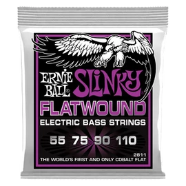 Ernie Ball Power SLINKY FLATWOUND BASS 55-110