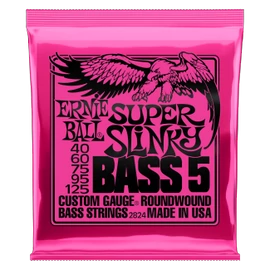 Ernie Ball Nickel Wound Super Slinky Bass 5 String 40-125