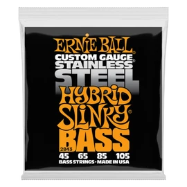 Ernie Ball Stainless Steel Hybrid Slinky Bass 45-105