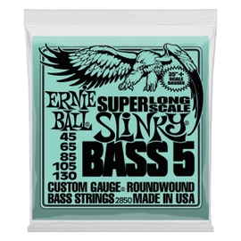 Ernie Ball Nickel Wound Super Long Scale 5 String Slinky 45-130