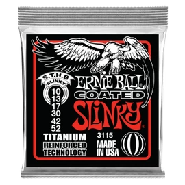 Ernie Ball Coated - Titanium RPS Skinny Top Heavy Bottom Slinky 10-52