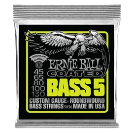 Ernie Ball Coated 5 String Slinky Bass 45-130