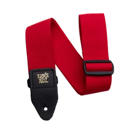 Ernie Ball Piros Gyöngyvászon Heveder