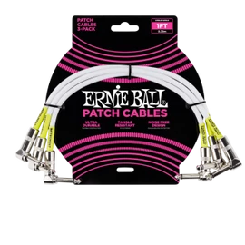 Ernie Ball Ernie Ball Patch Kábel 30cm Fehér