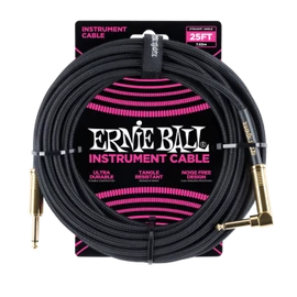 Ernie Ball Ernie Ball Szövetkábel Fekete