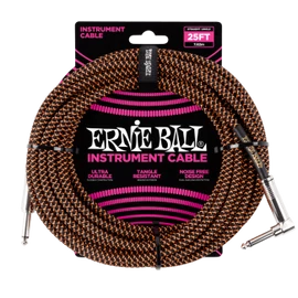 Ernie Ball Ernie Ball Szövetkábel Fekete/Narancs