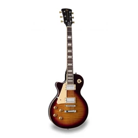 SOUNDSATION MILESTONE-PRO-LH CSB-FM - Ívelt fedlapú cutaway elektromos gitár 2 humbucker pickuppel és ragasztott nyakkal