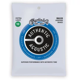 MARTIN MA530 - Authentic Acoustic SP® 92/08 Phosphor Bronze, Extra Light