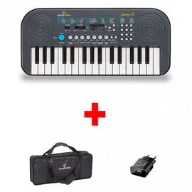 SOUNDSATION JUKEY32-BUNDLE - 32 mini billentyűs szintetizátor csomag hordtáskával és tápadapterrel