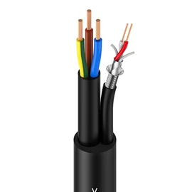 SOUNDSATION WM-PFR-315 - Audio signal and electric power combination cable reel for active speakers (3x1.5 mm? - 2x0.22 mm?, 100 mt)