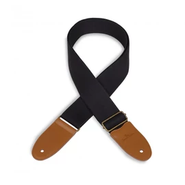 SOUNDSATION BCL-BK - Pamut heveder gitárhoz/basszusgitárhoz, valódi bőr végekkel