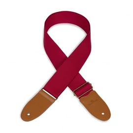 SOUNDSATION BCL-RD - Pamut heveder gitárhoz/basszusgitárhoz, valódi bőr végekkel