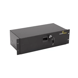 Soundsation SRD100-3U LOCK - 3 Egység méretű kulccsal zárható rack fiók