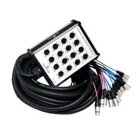 Soundsation SGBX20-1204 - Professzionális alumínium csoportkábel, 12 bemenet/ 4 kimenet