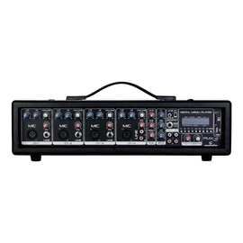 Soundsation PMX-4MKII - 6 csatornás aktív mixer, effekttel és MP3 lejátszóval