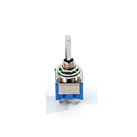 SW70B - On/Off/On Mini kapcsoló króm színben