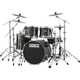 DP-22DB-5-#629 - Egyedi fóliázott felületű, nyírfa testű, 5 részes dobszett