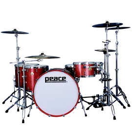 DP-22PG-5-#112 - Valódi lakkozott felületű, Canadian Rock juharfa testű, 5 részes dobszett