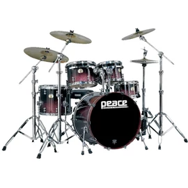 DP-22PG-5 #286 - Valódi lakkozott felületű, Canadian Rock juharfa testű, 5 részes dobszett