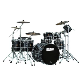 DP22DNA2C-5#295 - Valódi lakkozott felületű, észak amerikai juharfa, 5 részes dobszett