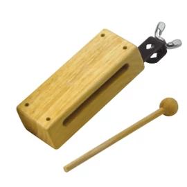 RH-77 - Dobszett állványra rögzíthető kis fa block ütővel