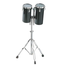 OB-1214 - Fekete alumínium dupla octoban, állvánnyal