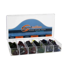 Soundsation SPT-600-BOX - Tiszta nylon pengető doboz (600 db)