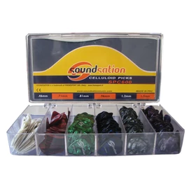 Soundsation SPC-600-BOX - Celluloid pengető doboz (600 db)