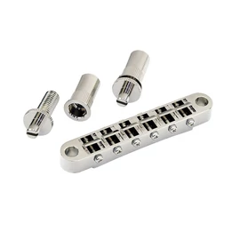 GE-103B-T-C - Tune-o-matic Bridge for LP and Semiacoustic Guitar (Chrome)