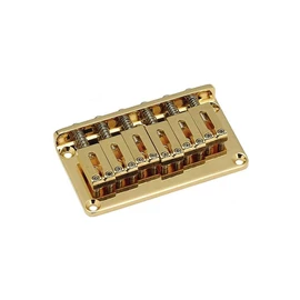 GTC102-GG - Fixed Bridge for Electrical Guitar (Gold)