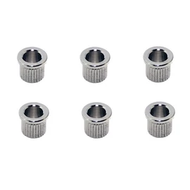 TLB-1C - Chrome String Ferrules for telecaster (pack 6 pcs.)